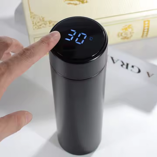 Smart Water Bottle With Led Temperature Display