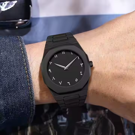Wrist Dial Arabic Watch for Man